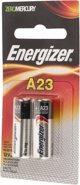 Standard Battery: Size A23, Alkaline