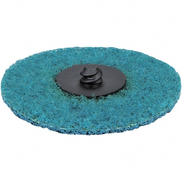 Quick-Change Disc: 2" Disc Dia, Silicon Carbide, Non-Woven