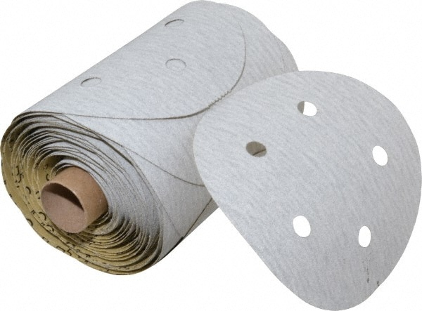PSA Disc: 5" Disc Dia, 120 Grit, Silicon Carbide