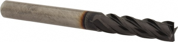 Guhring 9031140063500 Square End Mill: 1/4 Dia, 3/4 LOC, 1/4 Shank Dia, 2-1/2 OAL, 4 Flutes, Solid Carbide Image