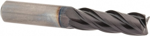 Guhring 9031140095200 Square End Mill: 3/8 Dia, 1 LOC, 3/8 Shank Dia, 2-1/2 OAL, 4 Flutes, Solid Carbide Image