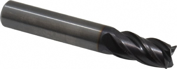 Guhring 9031130079400 Square End Mill: 5/16 Dia, 1/2 LOC, 5/16 Shank Dia, 2 OAL, 4 Flutes, Solid Carbide Image