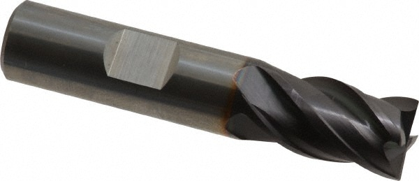 Guhring 9030990127000 Square End Mill: 1/2 Dia, 5/8 LOC, 1/2 Shank Dia, 2-1/2 OAL, 4 Flutes, Solid Carbide Image