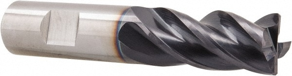 Guhring 9030800190500 Square End Mill: 3/4 Dia, 1-1/2 LOC, 3/4 Shank Dia, 4 OAL, 4 Flutes, Solid Carbide Image