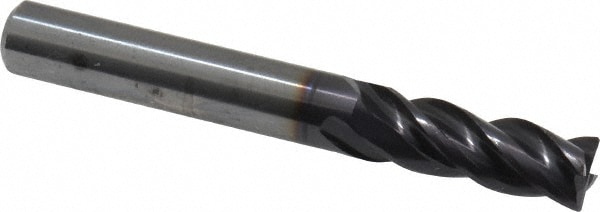 Guhring 9030800079400 Square End Mill: 5/16 Dia, 13/16 LOC, 5/16 Shank Dia, 2-1/2 OAL, 4 Flutes, Solid Carbide Image