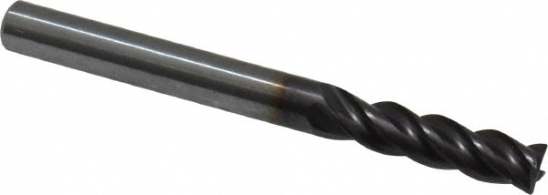 Guhring 9030800047600 Square End Mill: 3/16 Dia, 5/8 LOC, 3/16 Shank Dia, 2 OAL, 4 Flutes, Solid Carbide Image