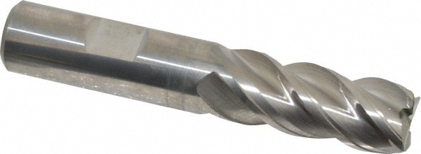 Guhring 9030770158700 Square End Mill: 5/8 Dia, 1-1/4 LOC, 5/8 Shank Dia, 3-1/2 OAL, 4 Flutes, Solid Carbide Image