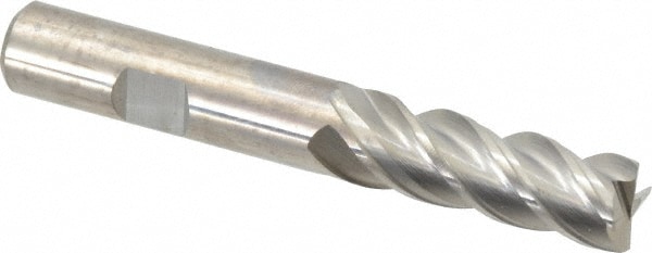 Guhring 9030770127000 Square End Mill: 1/2 Dia, 1-1/4 LOC, 1/2 Shank Dia, 3-1/2 OAL, 4 Flutes, Solid Carbide Image