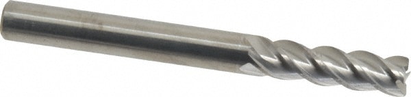 Guhring 9030770063500 Square End Mill: 1/4 Dia, 3/4 LOC, 1/4 Shank Dia, 2-1/2 OAL, 4 Flutes, Solid Carbide Image