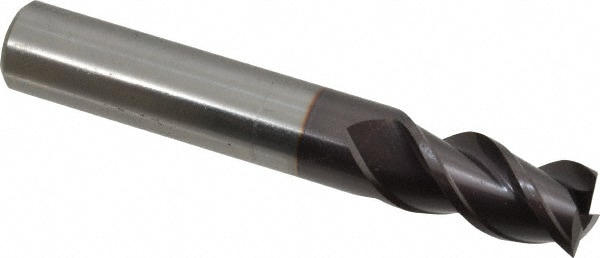 Guhring 9037410130000 Square End Mill: 0.512 Dia, 0.866 LOC, 3 Flutes, Solid Carbide Image