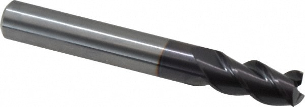 Guhring 9037410095000 Square End Mill: 0.374 Dia, 0.748 LOC, 3 Flutes, Solid Carbide Image