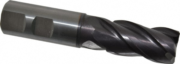 Guhring 9037320250000 Square End Mill: 0.9843 Dia, 1.772 LOC, 4 Flutes, Solid Carbide Image