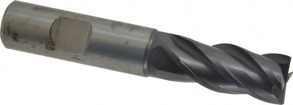 Guhring 9037320160000 Square End Mill: 5/8 Dia, 1.26 LOC, 4 Flutes, Solid Carbide Image