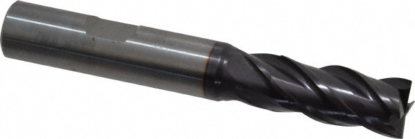 Guhring 9037320120000 Square End Mill: 0.472 Dia, 1.024 LOC, 4 Flutes, Solid Carbide Image