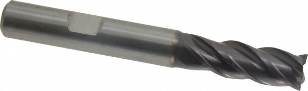 Guhring 9037320080000 Square End Mill: 0.315 Dia, 0.748 LOC, 4 Flutes, Solid Carbide Image