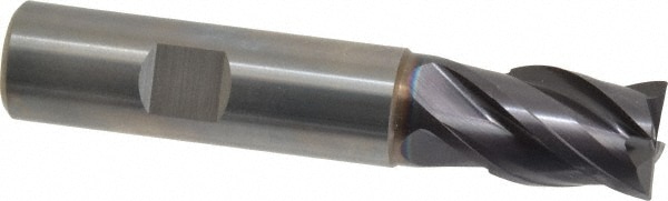 Guhring 9037310140000 Square End Mill: 0.551 Dia, 0.709 LOC, 4 Flutes, Solid Carbide Image