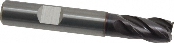 Guhring 9037310100000 Square End Mill: 0.394 Dia, 0.551 LOC, 4 Flutes, Solid Carbide Image