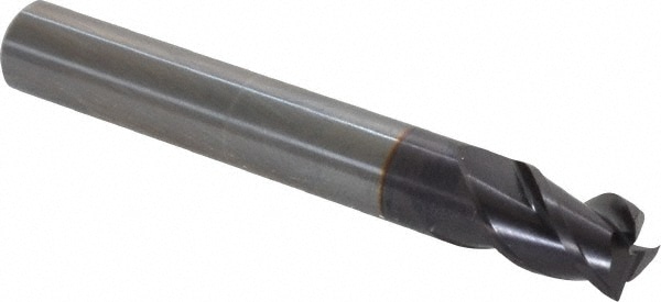 Guhring 9035400080000 Square End Mill: 0.315 Dia, 0.354 LOC, 3 Flutes, Solid Carbide Image