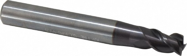 Guhring 9035400070000 Square End Mill: 0.276 Dia, 0.315 LOC, 3 Flutes, Solid Carbide Image