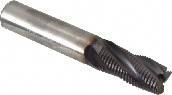 Guhring 9031880127000 Corner Chamfer End Mill: 0.5" Dia, 1" LOC, 4 Flute, 0.02" Chamfer Width, Solid Carbide Image