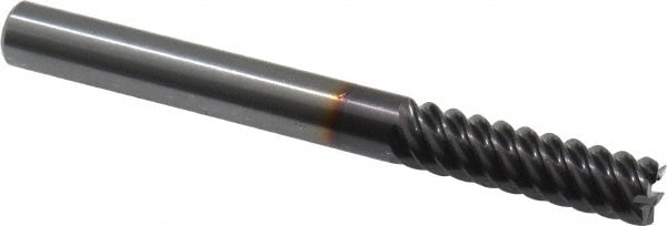 Guhring 9031820063500 Square End Mill: 1/4 Dia, 3/4 LOC, 1/4 Shank Dia, 2-1/2 OAL, 6 Flutes, Solid Carbide Image