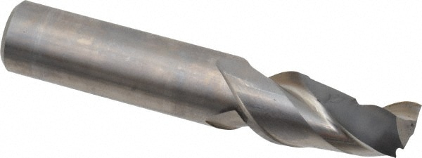 Guhring 9031740158700 Square End Mill: 5/8 Dia, 1-1/4 LOC, 5/8 Shank Dia, 3-1/2 OAL, 2 Flutes, Solid Carbide Image