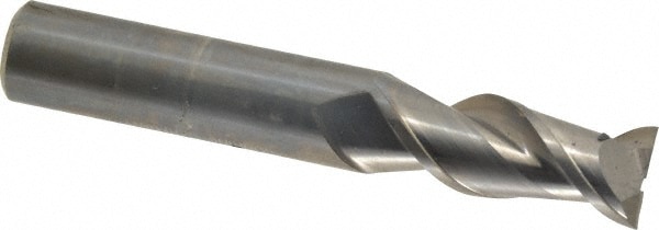 Guhring 9031740111100 Square End Mill: 7/16 Dia, 1 LOC, 7/16 Shank Dia, 2-3/4 OAL, 2 Flutes, Solid Carbide Image