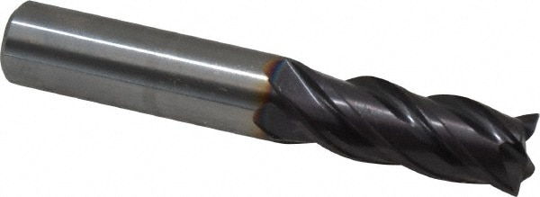 Guhring 9031140111100 Square End Mill: 7/16 Dia, 1 LOC, 7/16 Shank Dia, 2-3/4 OAL, 4 Flutes, Solid Carbide Image