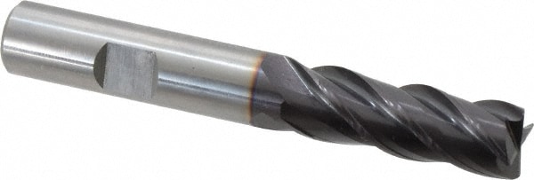 Guhring 9030790127040 Corner Radius End Mill: 1/2" Dia, 1-1/4" LOC, 0.031" Radius, 4 Flutes, Solid Carbide Image