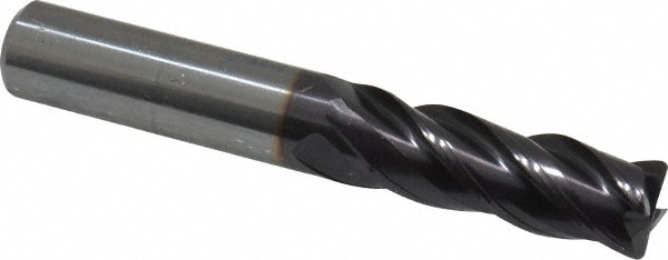 Guhring 9030790095240 Corner Radius End Mill: 3/8" Dia, 1" LOC, 0.031" Radius, 4 Flutes, Solid Carbide Image