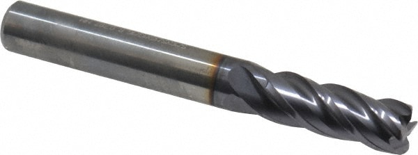 Guhring 9030790079440 Corner Radius End Mill: 0.313" Dia, 13/16" LOC, 0.031" Radius, 4 Flutes, Solid Carbide Image