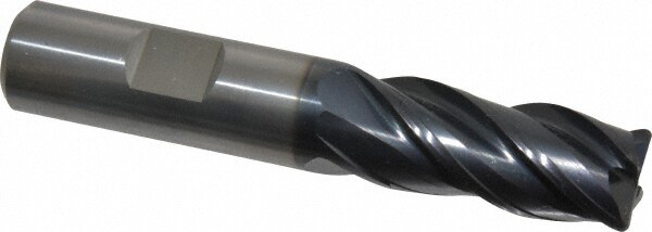 Guhring 9038760158760 Corner Radius End Mill: 5/8" Dia, 1-1/4" LOC, 0.062" Radius, 4 Flutes, Solid Carbide Image