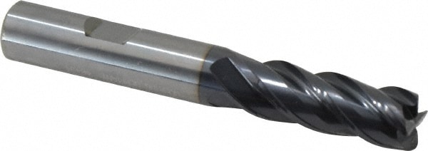 Guhring 9038760127050 Corner Radius End Mill: 1/2" Dia, 1-1/4" LOC, 0.04" Radius, 4 Flutes, Solid Carbide Image