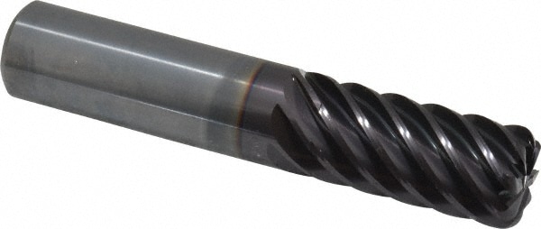 Guhring 9030910190590 Corner Radius End Mill: 3/4" Dia, 1-1/2" LOC, 1/8" Radius, 8 Flutes, Solid Carbide Image