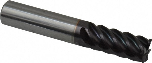 Guhring 9030910127040 Corner Radius End Mill: 1/2" Dia, 1" LOC, 0.031" Radius, 6 Flutes, Solid Carbide Image