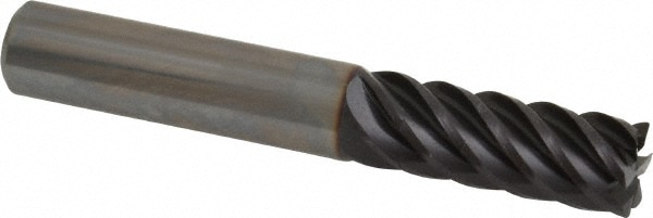 Guhring 9030910095220 Corner Radius End Mill: 3/8" Dia, 1" LOC, 0.015" Radius, 6 Flutes, Solid Carbide Image