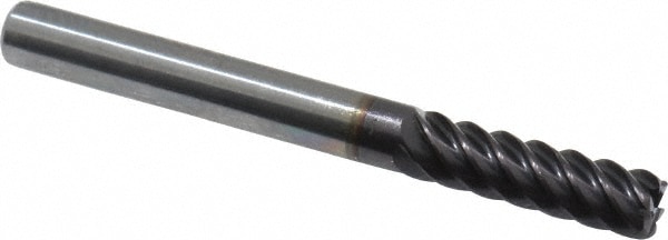 Guhring 9030910063540 Corner Radius End Mill: 1/4" Dia, 3/4" LOC, 0.031" Radius, 6 Flutes, Solid Carbide Image