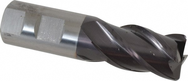 Guhring 9030790254060 Corner Radius End Mill: 1" Dia, 1-1/2" LOC, 0.062" Radius, 4 Flutes, Solid Carbide Image