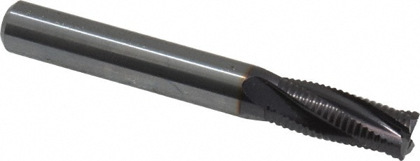 Guhring 9031890079400 Square End Mill: 5/16 Dia, 3/4 LOC, 5/16 Shank Dia, 2-1/2 OAL, 4 Flutes, Solid Carbide Image