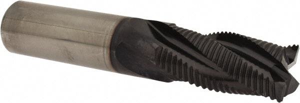 Guhring 9031880158700 Square End Mill: 5/8 Dia, 1-1/4 LOC, 5/8 Shank Dia, 3-1/2 OAL, 4 Flutes, Solid Carbide Image