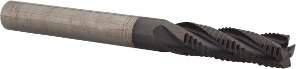 Guhring 9031880063500 Square End Mill: 1/4 Dia, 3/4 LOC, 1/4 Shank Dia, 2-1/2 OAL, 4 Flutes, Solid Carbide Image