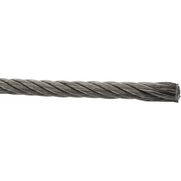 1/4" Diam, Aircraft Cable, Priced as 1' Increments, 1,000' Total Coil Length