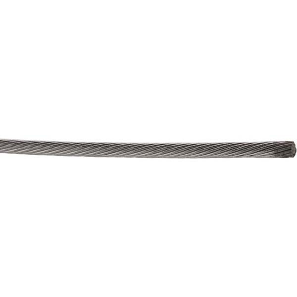 1/8" Diam, Aircraft Cable, Priced as 1' Increments, 1,000' Total Coil Length