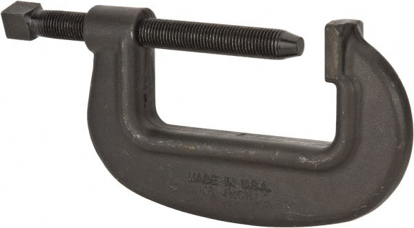 Wilton 14581 C-Clamp: 8-1/2" Max Opening, 3-5/8" Throat Depth, Forged Steel 