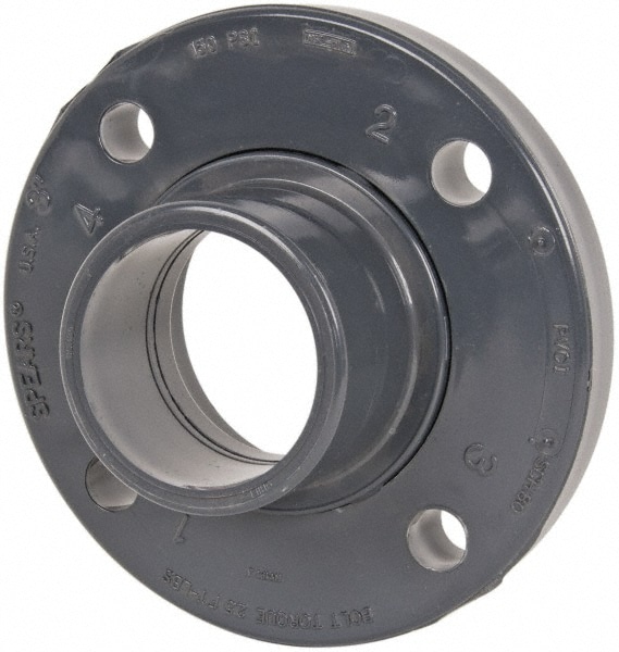 Value Collection 856P-030 3" Pipe, 7-1/2" OD, PVC Spigot Pipe Flange Image