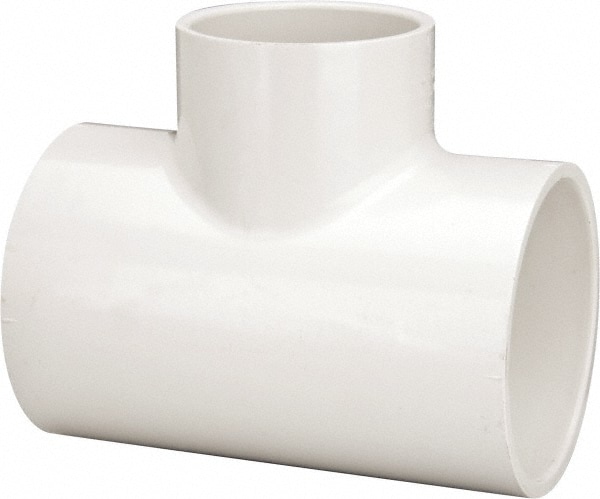 Value Collection 401-422 4 x 4 x 3" PVC Plastic Pipe Reducing Tee Image