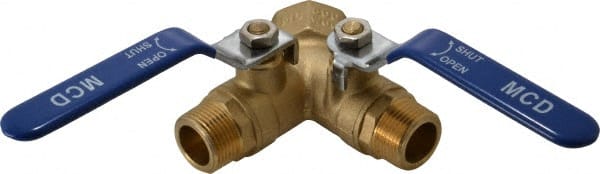 Midwest Control MTW-7510 Standard Manual Ball Valve: 3/4 x 1" Pipe, Standard Port 