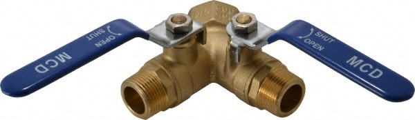 Midwest Control MTW-7510 Standard Manual Ball Valve: 3/4 x 1" Pipe, Standard Port Image