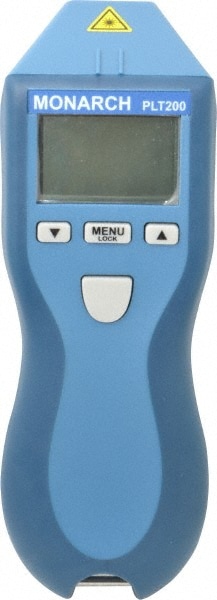 Made in USA 6125-010 Accurate up to 0.01 (Optical) and 1.0 (Contact), 0.001 to 10 RPM Resolution, Contact and Noncontact Tachometer Image