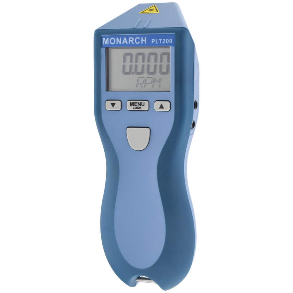 Accurate up to 0.01 (Optical) and 1.0 (Contact), 0.001 to 10 RPM Resolution, Contact and Noncontact Tachometer